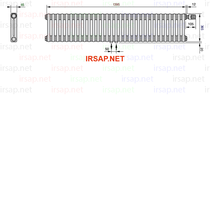 Радиатор IRSAP Tesi 20365/31 T52 CL 01